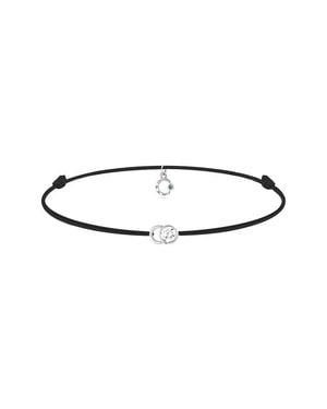 COURBET 18K 0.15 Ct. Tw. Lab Grown Diamond Let's Commit Bracelet - White