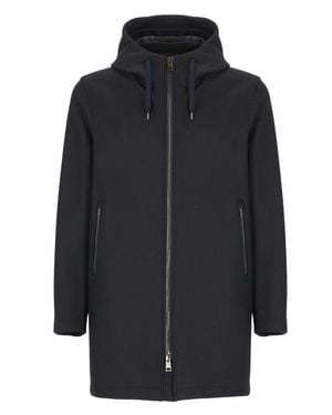 Herno Virgin Wool Coat - Black