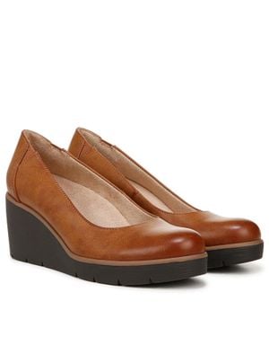 Naturalizer About Time J0904S1200 Pump Womensm Slip On Wedge Zogg3221 - Brown