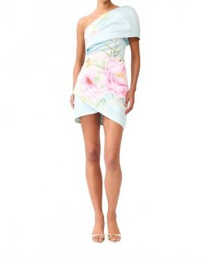 Elliatt Harper Asymmetrical Mini Dress - White