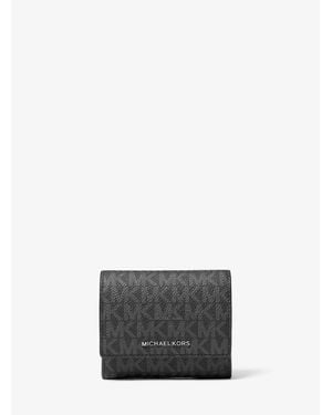 Michael Kors Hudson Signature Logo Wallet - Black