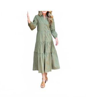 Designer Green Long Sleeve Shirt Dresses for Women - Up to 65% off | Lyst