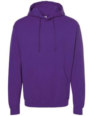 Tultex Fleece Hooded Sweatshirt - Purple