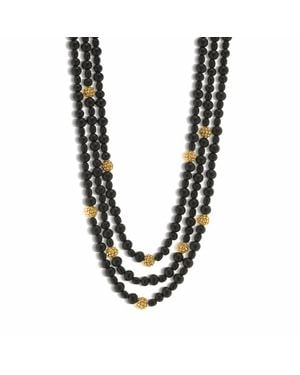 Capucine de Wulf Berry Triple Strand Necklace - Metallic