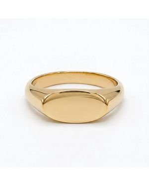 Merewif Wyatt Signet Ring - Metallic