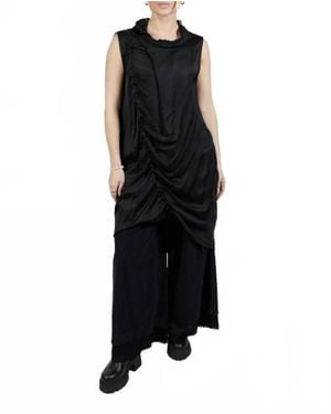 SANCTAMUERTE Tunic Dress - Black