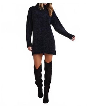 Bella Dahl Turtleneck Sweater Dress - Black