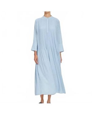 Samsøe & Samsøe Elm Pintuck Shift Dress - Blue