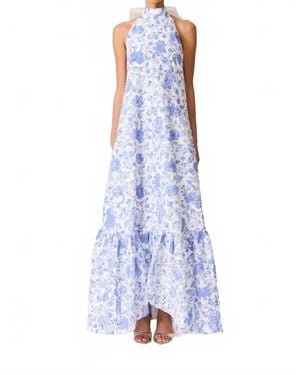 Elliatt Elin Halter Gown - Blue