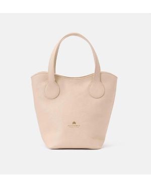 CUOIERIA FIORENTINA Twin Small Leather Bag - Natural