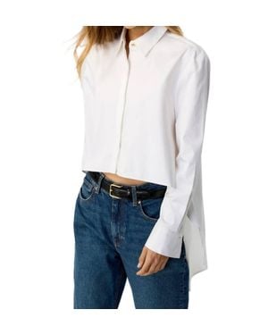 Toccin Kira High-Low Shirt - White
