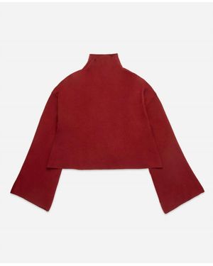 DELUC Parker Turtleneck Sweater - Red