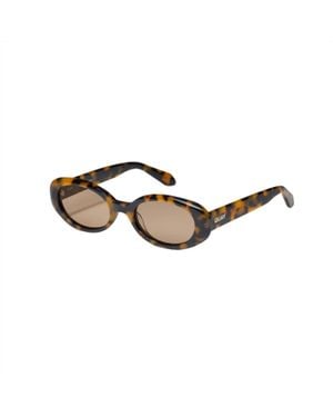 Quay Felt Cute Sunglasses - Metallic