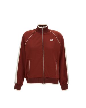 Wales Bonner Stretch Cotton-Blend Jersey Track Jacket - Red
