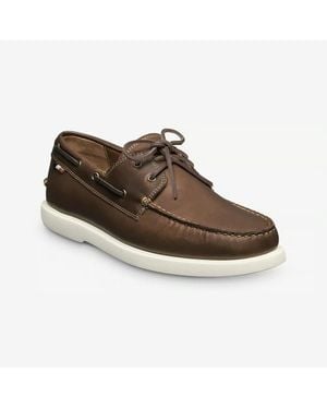 Allen Edmonds Panama Leather Moc Toe Casual Boat Shoe Rhs8376 - Brown