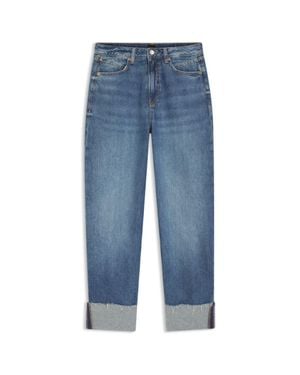 BOSS Relaxed-Fit Jeans With Balloon Leg - Blue