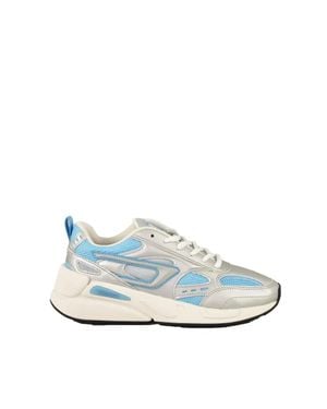 DIESEL Layered Polyester Sneakers - White