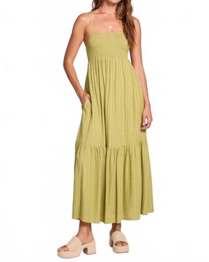 Saltwater Luxe Sabrina Midi Dress - Yellow