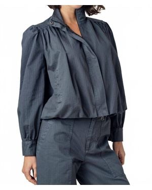 Sundays Elodie Cropped Jacket - Blue