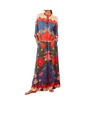 Carolina K Palazzo Pants - Red