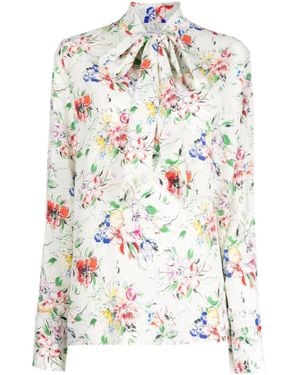Rosetta Getty Scarf Hem Blouse - White
