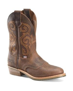 Double H Boot Rockdale U-Toe Ice Series Boot - Brown
