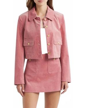 LoveShackFancy Aylin Jacket - Pink