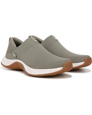 Ryka Encore J0707M1300 Sneakers Vetiver Knit Slip On Shoes Htat1182 - Gray
