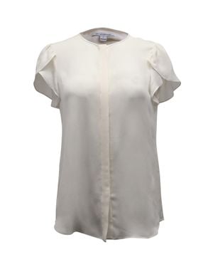 Diane von Furstenberg Crepe Shirt - Gray
