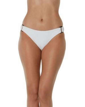 Helen Jon Tortoise Hipster Bikini Bottom - White
