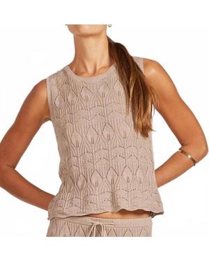 Bobi Macey Sleeveless Top - Brown