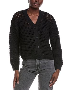 NAADAM Open Knit Cardigan - Black