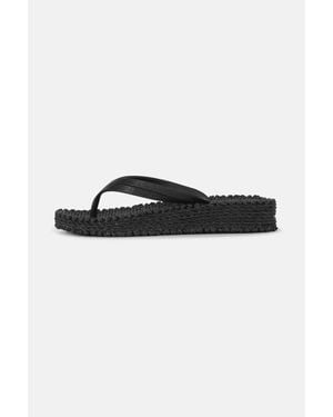 Ilse Jacobsen Cheerful Wedge Flip Flop - Black
