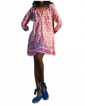 SZ Blockprints Priya Dress - Red