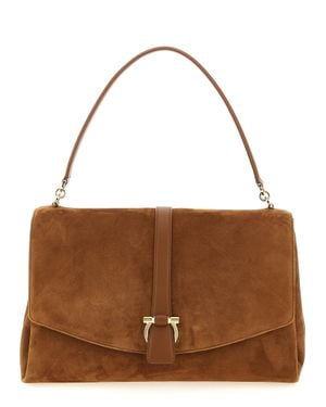 Ferragamo Th L Shoulder Bag - Brown