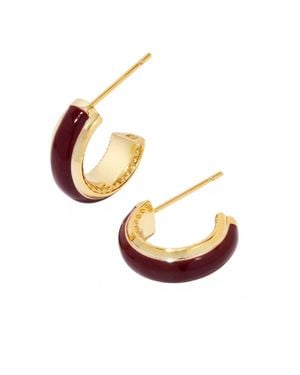 Kendra Scott Ainsley Huggie Earrings - White