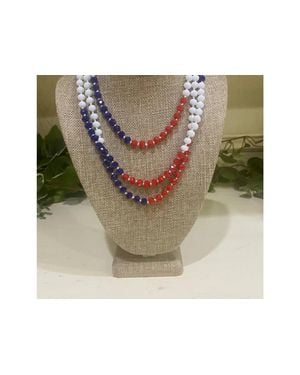 Bosuk Patriotic Party Bead Necklace - Green