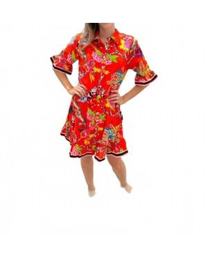 IslaPayal Lisbon Mini Dress - Red