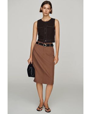 Mare Mare Trouser Skirt - Natural