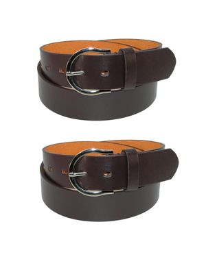 CTM Basic Bridle Belt Twin Pack - Black