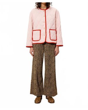 FRNCH Alezia Reversible Quilted Jacket - Pink