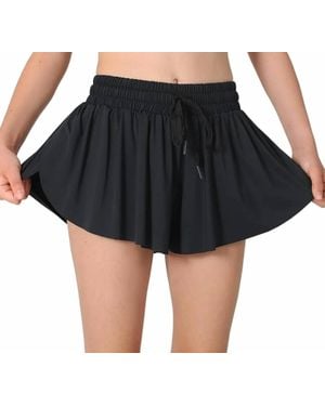 Tractr Girls Butterfly Shorts - Black