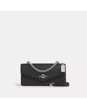 COACH Klare Envelope Crossbody Bag With Rivets - Black