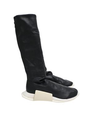 Rick Owens X Adidas Level Sock Runner Boots - Black