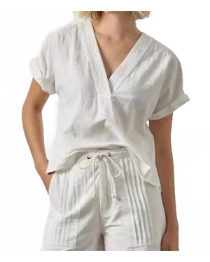 Lilla P Boxy Popover Dolman Top - Gray