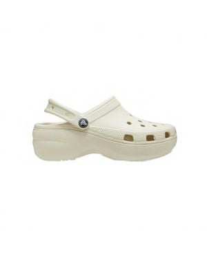 Crocs™ Classic Platform Clogs - White