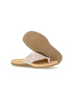 Haflinger Gabor Toe Loop Sandal - Natural