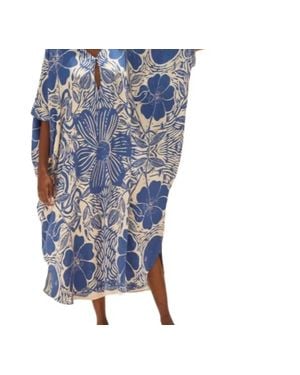 Carolina K Xime Kaftan Dress - Blue