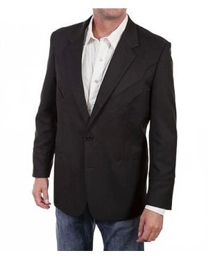 Scully Traditional Western Blazer - Black