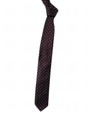 Robert Talbott Geometric 'Seven Fold' Woven Silk Tie - Purple